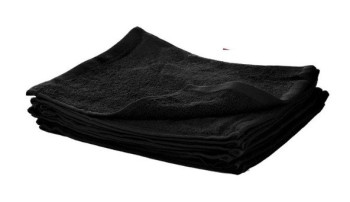 Face Towel - 30 x 30 Cm - 600 gsm - Black