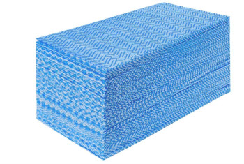 Semi Disposable All Purpose Cleaning J-Cloth- 500 / Box - Blue