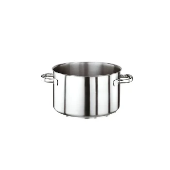 Paderno, Cast Iron Cookware, Saucepot, 2.7 L Capacity, Stainless Steel