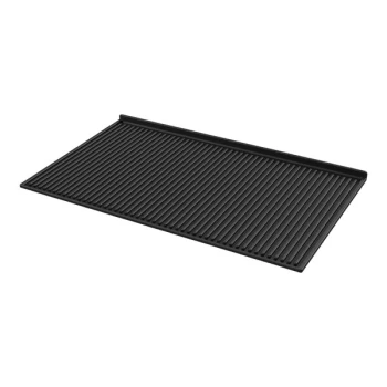 Borray Manufacturer Inc. 47 13/16" x 28 7/8" x 1 1/2" Black ABS Meat Shelf Liner