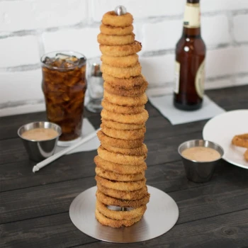 Clipper Mill by G.E.T. 4-81874 Stainless Steel 12" Onion Ring Tower