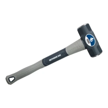 Seymour Midwest S400 Jobsite 4 lb. Engineer Hammer with 16" Fiberglass Handle and Cushion Grip 41815