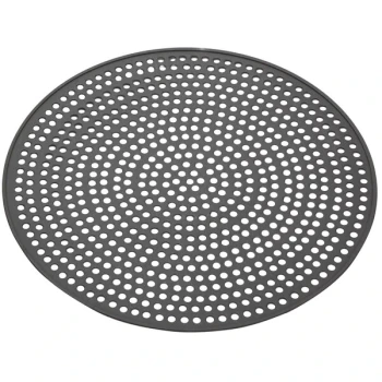 American Metalcraft HCAD12 12" Mega Perforated Pizza Disk - Hard Coat Anodized Aluminum