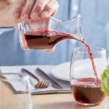 Acopa 8.5 oz. Customizable Glass Carafe - 12/Case