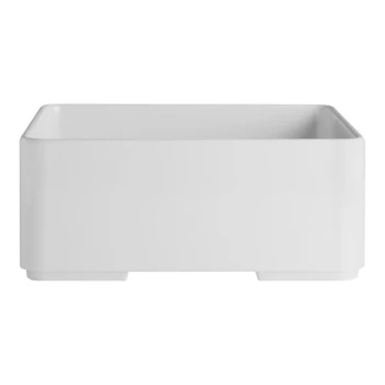 Creations Oasis from Steelite International 6 5/8" White Square Melamine Bento Box Insert - 4/Case