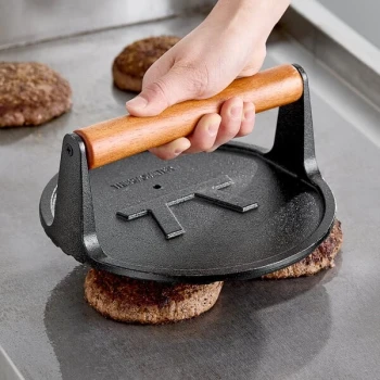 Outset® 8" Cast Iron Flat Grill Press Q112