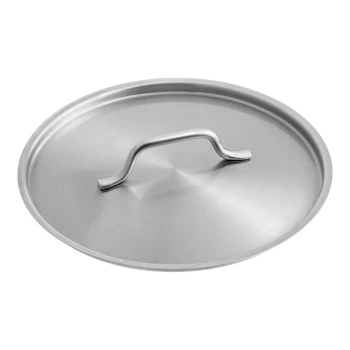 Vigor SS1 Series 11 5/8 inch Stainless Steel Replacement Lid for 12 Qt. Stock Pot