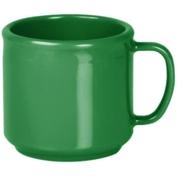 Thunder Group CR9035GR 10 oz. Green Melamine Mug   - 12/Pack