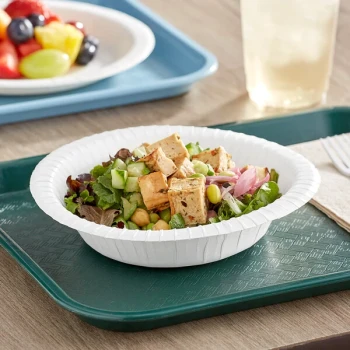 Choice 20 oz. White Heavy Weight Paper Bowl - 125/Pack