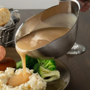 TableCraft 9812 12 oz. Stainless Steel Gravy Boat