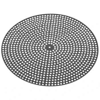 American Metalcraft HCAD14 14" Mega Perforated Pizza Disk - Hard Coat Anodized Aluminum