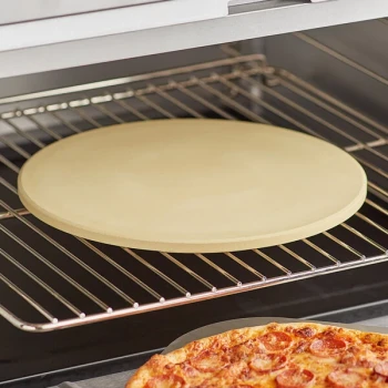 American Metalcraft 15 3/4" Round Cordierite Pizza Stone PS1575