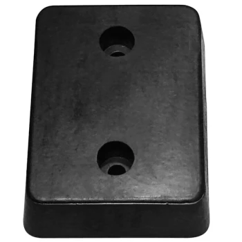 Ideal Warehouse 13" x 4" x 10" Molded Rubber Dock Bumper DB-13