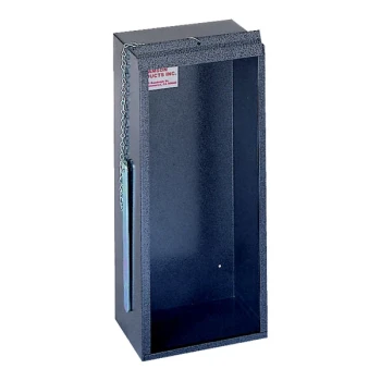 JL Industries C5013N20 Economyline Series Gray Hammertone Steel Surface-Mount Cabinet for Select Fire Extinguishers with Acrylic Front - 2/Case