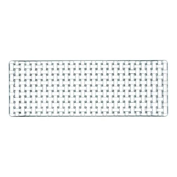 Nachtmann Bossa Nova 16 1/2" x 5 1/2" Rectangular Glass Platter - 2/Case