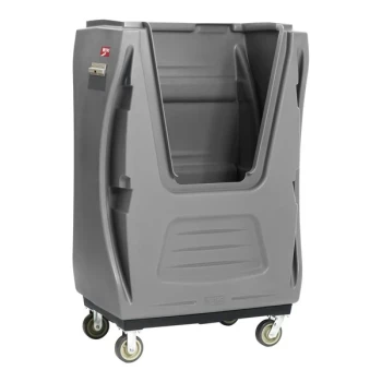 Metro TX48B-BULKG MetroTrux Bulk Laundry Truck with Swivel / Rigid Casters
