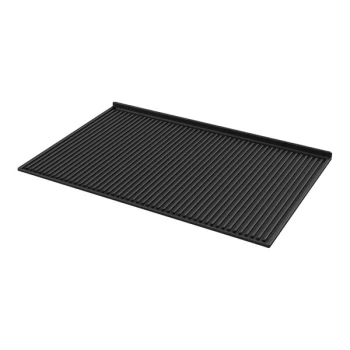 Borray Manufacturer Inc. 48" x 30 1/2" x 2 1/2" Black ABS Meat Shelf Liner - 6/Case