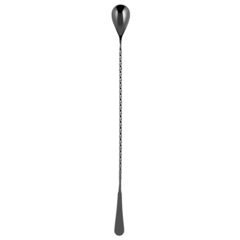 Barfly® M37010BK 13 3/16" Gun Metal Black Japanese Style Bar Spoon