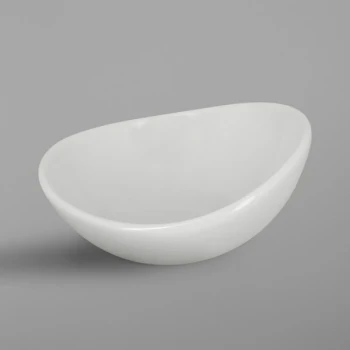 RAK Porcelain Banquet 1 oz. Ivory Porcelain Votive Holder / Sauce Dish - 12/Case