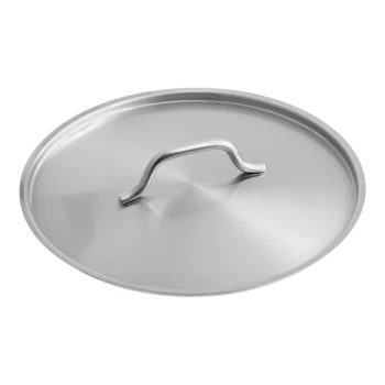 Vigor SS1 Series 14 inch Stainless Steel Replacement Lid for 7 Qt. Saute Pan / 24 Qt. Stock Pot