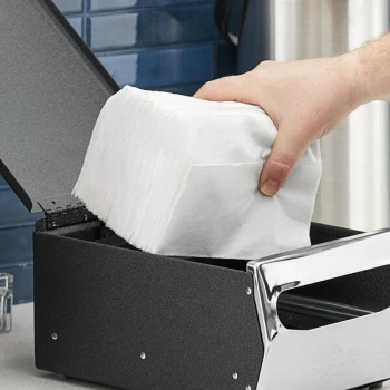 Dixie White 1-Ply Full Fold Paper Napkin - 7,200/Case