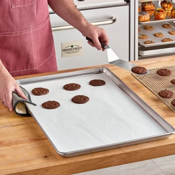 Baker's Lane 16" x 24" Full Size Quilon® Coated Parchment Paper Bun / Sheet Pan Liner Sheet - 50/Pack