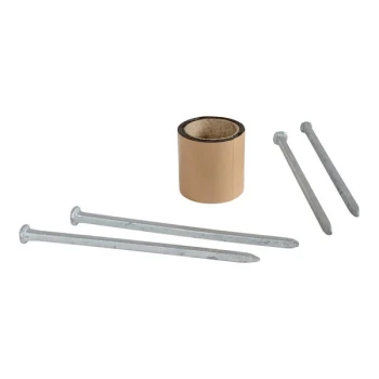 Vestil CS-AK-4 Steel Asphalt Hardware Kit for 4-Hole Car Stops