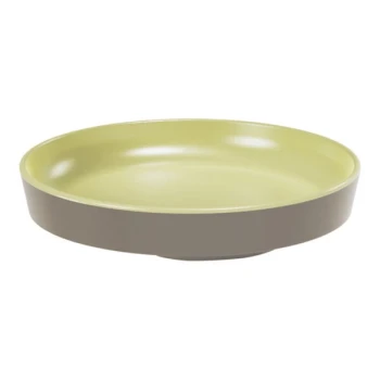 Dalebrook Mayfair from Global Tableware Collective 5 1/2'' Green Round Melamine Plate / Bento Box Lid - 12/Case