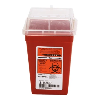 Medique 10458 1 Quart Plastic Sharps Container