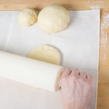 Ateco 690 24" X 19" Pastry Cloth and 20" X 2" Cotton Rolling Pin Cover Set