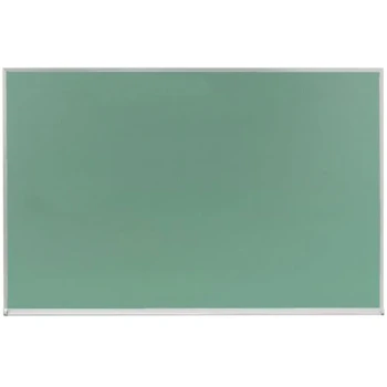 Aarco DS2436G 24" x 36" Green Satin Anodized Aluminum Frame Porcelain Chalkboard