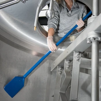 Carlisle 40353C14 Sparta 48" Blue Paddle with Nylon Blade and Polypropylene Handle