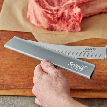Schraf 11" x 1 1/2" Gray Polypropylene Blade Guard