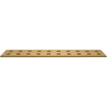 Front of the House Bamboo 36" x 8" x 1/2" Display for 20 Cones BHO076BBB20 - 2/Case