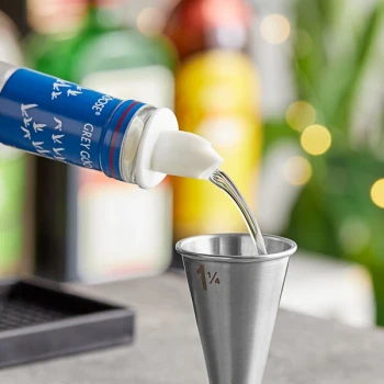 Choice White Free Flow Liquor Pourer - 12/Pack
