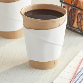 Choice 10-20 oz. Linen-Feel Coffee Cup Sleeve - 500/Case