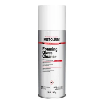 Rust-Oleum Professional Cleaners 381658 20 oz. Aerosol Glass Cleaner - 12/Case