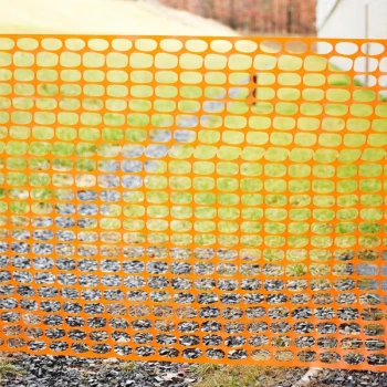 Cordova 4' x 100' Orange Safety Fencing - Oval Pattern