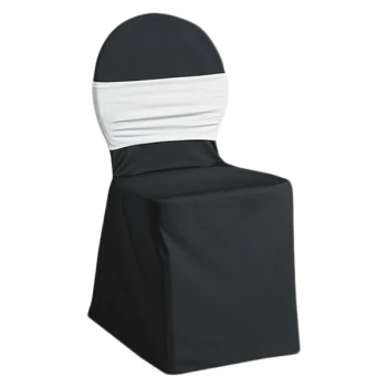 Snap Drape CN420CB010 Silhouette II White Chair Cover Band