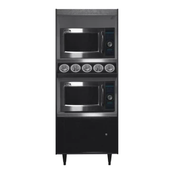 All State Manufacturing 27" x 23 1/4" x 72" Condiment Stand with Five Cups AS272-5-MT-N/L