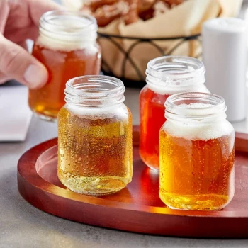 Acopa Rustic Charm 5 oz. Mini Mason Jar - 12/Pack