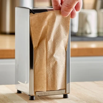 Choice Kraft Natural Tall-Fold 6" x 13" Dispenser Napkin - 500/Pack