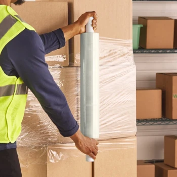 Western Plastics 20" x 1,000' Pallet Wrap Film / Stretch Film 70 Gauge DSW03 - 4/Case