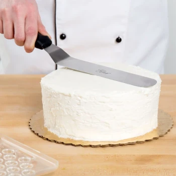 Ateco 1309 9 3/4" Blade Offset Baking / Icing Spatula with Plastic Handle
