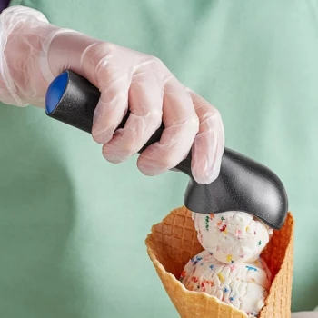 Choice #12 Non-Stick Blue Ice Cream Scoop / Dipper - 3 oz.
