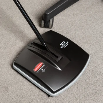 Rubbermaid® FG421288BLA Executive Series™ Single Brush Floor Sweeper - 8"