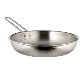 Bon Chef 60307-2TONESS Classic Country French Collection 1 Qt. 20 oz. Stainless Steel Two Tone Saute Pan / Skillet
