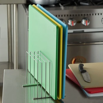 Vollrath 52100 6-Board Stainless Steel Cutting Board Storage Rack