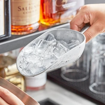 Choice 12 oz. One-Piece Aluminum Scoop