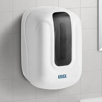Lavex White Self-Adjusting Center Pull Paper Towel Dispenser